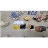 Image 3 : Porcelain Figurines, Vases, Floral Bouquets, and Pewter Animals