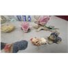 Image 4 : Porcelain Figurines, Vases, Floral Bouquets, and Pewter Animals