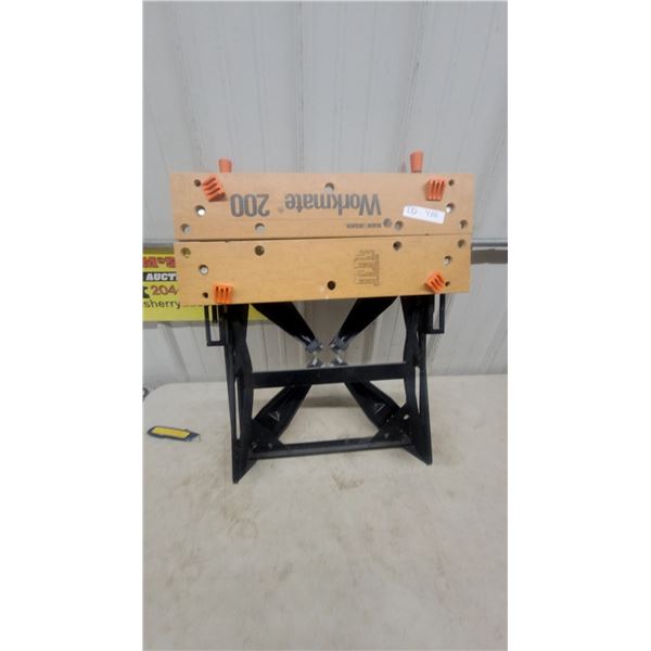 Black and Decker Workmate 200 Portable Project Center and Workbench, with Vise Jaws and Pegs