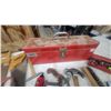Image 3 : Tool-Mate Red Metal Toolbox with Ratchets, Screwdrivers, Drill Bits, Sockets