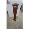 Image 1 : Tapered Pedestal with Square Top and Base, Inlaid Details 44”×10”×10”