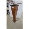 Image 2 : Tapered Pedestal with Square Top and Base, Inlaid Details 44”×10”×10”