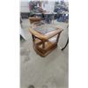 Image 10 : Oval Glass-Top Coffee Table and Two End Tables
