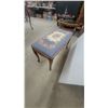Image 5 : French Provincial Style Needlepoint Bench 19”×36”×15”