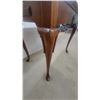 Image 5 : Queen Anne Style Side Table with Shell Carving and Cabriole Legs 25”×28”×18”