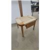 Image 5 : Fratelli Reguitti Valet Chair and Dresser with Woven Seat, Hanger, and drawer