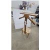 Image 7 : Fratelli Reguitti Valet Chair and Dresser with Woven Seat, Hanger, and drawer