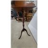 Image 4 : Wooden Book Stand/Reading Lectern with Hinged Adjustable Top and Turned Pedestal Tripod Base