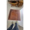 Image 6 : Wooden Book Stand/Reading Lectern with Hinged Adjustable Top and Turned Pedestal Tripod Base