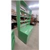 Image 4 : Green Painted Hutch 75”×24”×49” and Matching Low Bookshelf 30”×49” ×7”