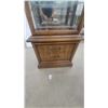 Image 5 : Curved Top Display Cabinet with Glass Shelves and Two Drawers 24”×69”×12” lights up