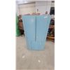 Image 1 : Vintage Light Blue Painted Wooden Storage Cabinet with Upper and Lower Doors