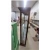 Image 5 : Traditional Dark Wood Curio Display Cabinet with Glass Doors and 5× Adjustable Glass Shelves