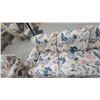 Image 3 : Pair of Floral Upholstered Sofas 72” wide +54” wide only sat on a few times