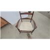 Image 4 : Shaker-Style Tall Ladderback Rocking Chair With Woven Tape Seat