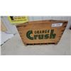 Image 1 : Vintage 1963 Orange Crush Wooden Bottle Crate, Property of Crush International Limited great cond.