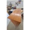 Image 3 : Mid-Century Modern Teak Bookcase with 4 Shelves 56”×24”×11”