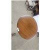 Image 3 : Antique Queen Anne Style Round Pedestal Table with Tripod Cabriole Legs 28” High 32” diameter tilt