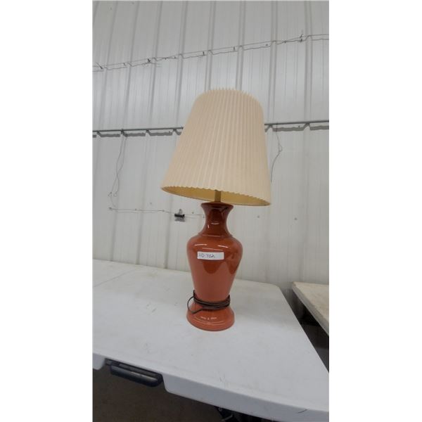 Table Lamp with Pleated Shade, LD 462