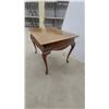 Image 2 : Queen Anne Style Side Table with Single Drawer 22”×22”×28”
