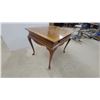 Image 4 : Queen Anne Style Side Table with Single Drawer 22”×22”×28”