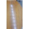 Image 3 : Oak Round Pedestal Dining Table with Leaf 30” High 41” diameter