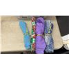Image 3 : Three Boxes of Assorted Fabric Rolls in Various Colors, Prints, and Sizes