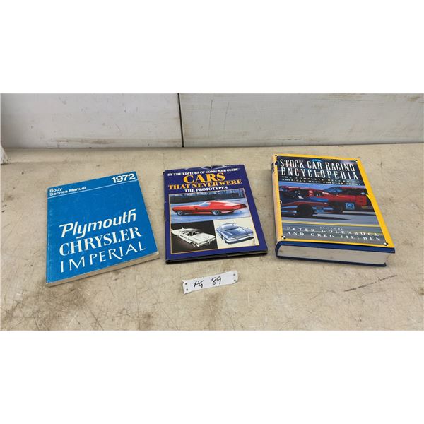 1972 Plymouth Chrysler Imperial Body Service Manual, Cars That Never Were, Stock Car Racing