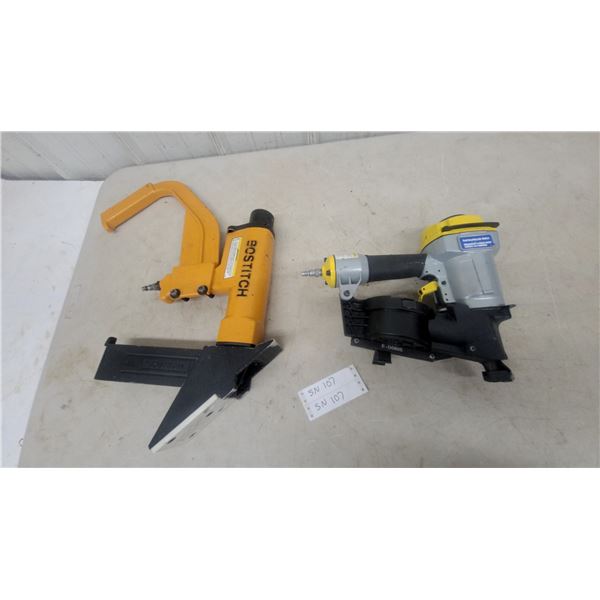 Bostitch D62ADC Pneumatic Carton Bottomer Stapler and Pneumatic Coil Framing Nailer