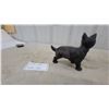 Image 4 : Cast Iron Scottish Terrier Figurine in Playful Standing Pose