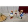 Image 2 : Collection of Porcelain Figurines: 10+ Pieces, Including Children, Couples, and Women