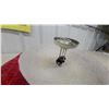 Image 4 : Mid-Century Modern Flush-Mount Ceiling Light with Textured Cracked Ice Glass Diffuser and Finial