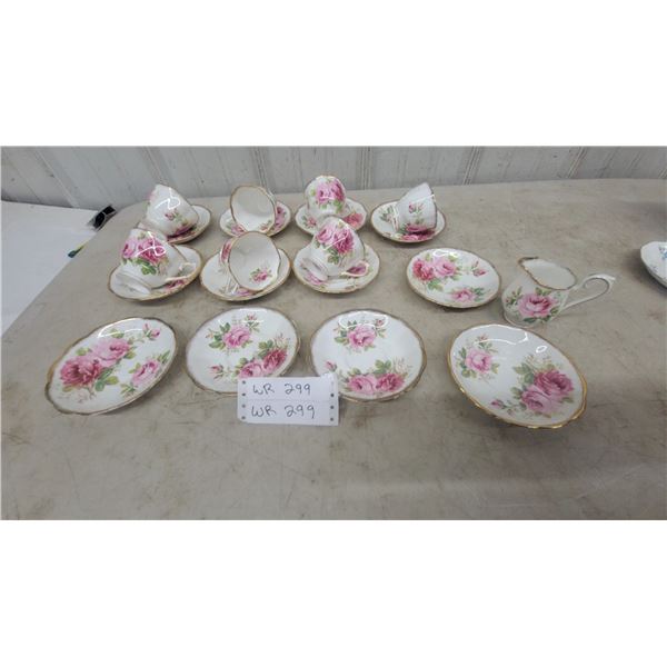 Royal Albert american beauty Tea Set: 20-Piece