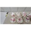 Image 3 : Royal Albert american beauty Tea Set: 20-Piece
