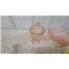 Image 2 : Vintage 1930s-1940s Depression Glass Lot Including Jeannette Windsor Yellow Plate