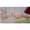 Image 4 : Vintage 1930s-1940s Depression Glass Lot Including Jeannette Windsor Yellow Plate
