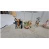 Image 6 : Cobalt Blue Art Glass Vase and Ceramic Deer, Turkey, Pheasant Figurines