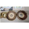 Image 2 : Assorted Framed Wall Art Including Miniature Portraits, Floral Prints, and "No Pets" Sign