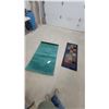 Image 1 : Teal Shag Area Rug and Multi-Colored Geometric Patchwork Runner Rug 21”×54” and 35”×56”