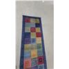 Image 4 : Teal Shag Area Rug and Multi-Colored Geometric Patchwork Runner Rug 21”×54” and 35”×56”
