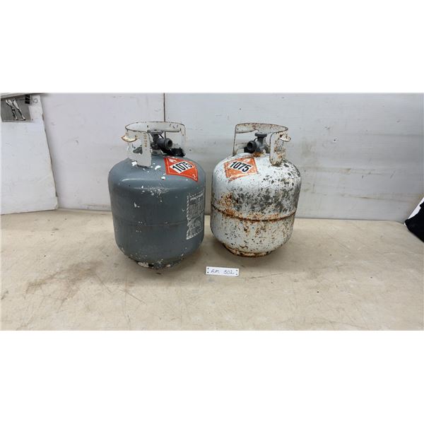 Two 20 lb Propane Tanks
