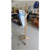 Image 1 : Wooden Coat Rack with Brass Hooks great hooks wood loose