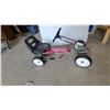 Image 1 : Radio Flyer Go-Kart Pedal Car with Black Seat, Steering Wheel, and Pedals