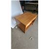 Image 2 : Modern Nightstand with Drawer and Open Shelf 20”×25”×18”