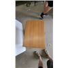 Image 3 : Modern Nightstand with Drawer and Open Shelf 20”×25”×18”