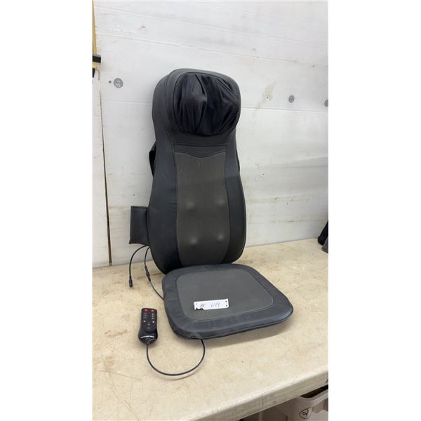 Shiatsu Massage Chair Pad with Remote Control, No Power Cord