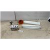Image 1 : Fluorescent and LED Under-Cabinet Light Fixtures, Orange Clip-On Gooseneck Lamp