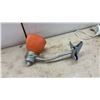 Image 5 : Fluorescent and LED Under-Cabinet Light Fixtures, Orange Clip-On Gooseneck Lamp