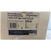 Image 5 : Case of Standard A19 Incandescent Frost Light Bulbs, 100 Watts, 130 Volts, 30 Four-Packs