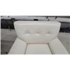 Image 3 : Cream Leather/leather style comfy Armchair